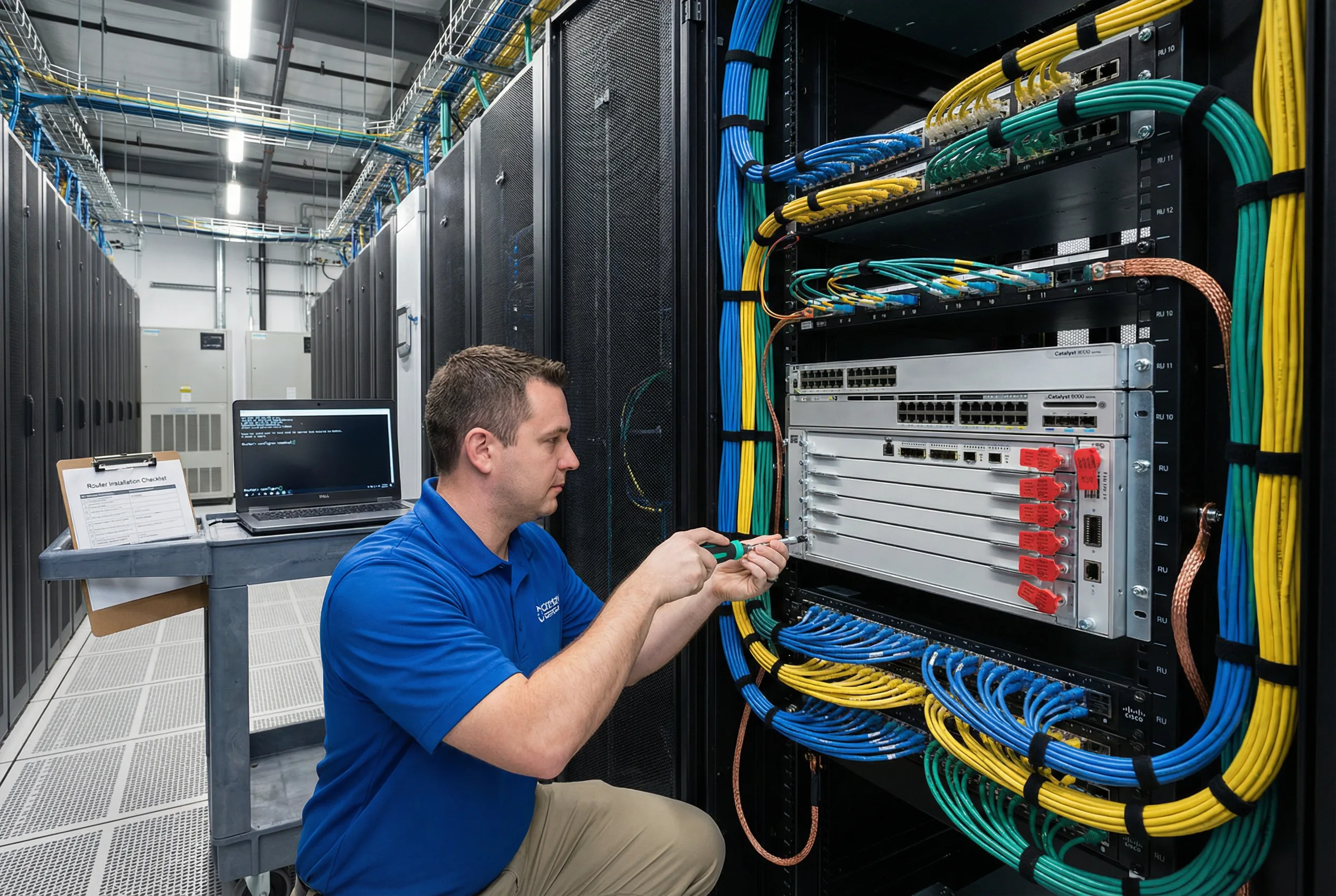 Router Physical Installation