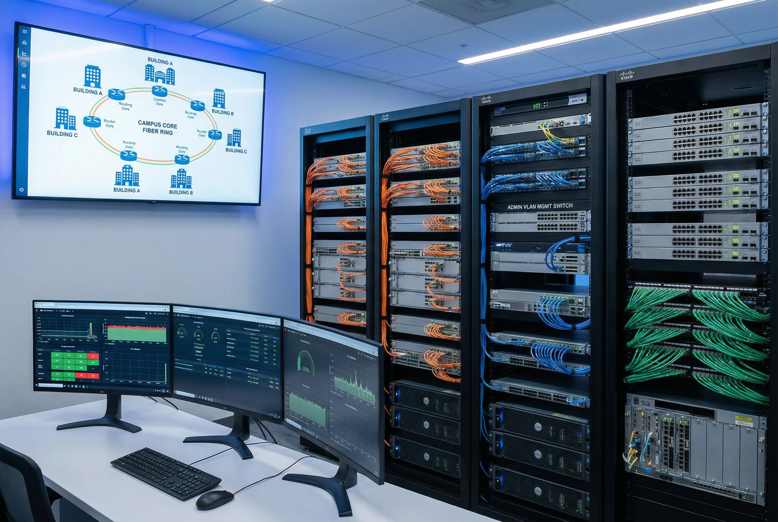 Campus Core Router Deployment