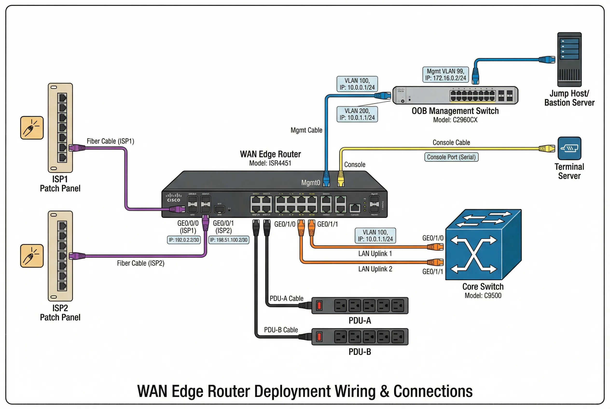 Device Wiring and Connection Diagram